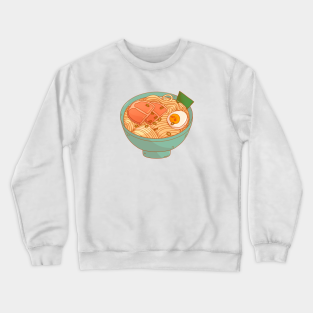 Food Crewneck Sweatshirt - Ramen by maiadrawss